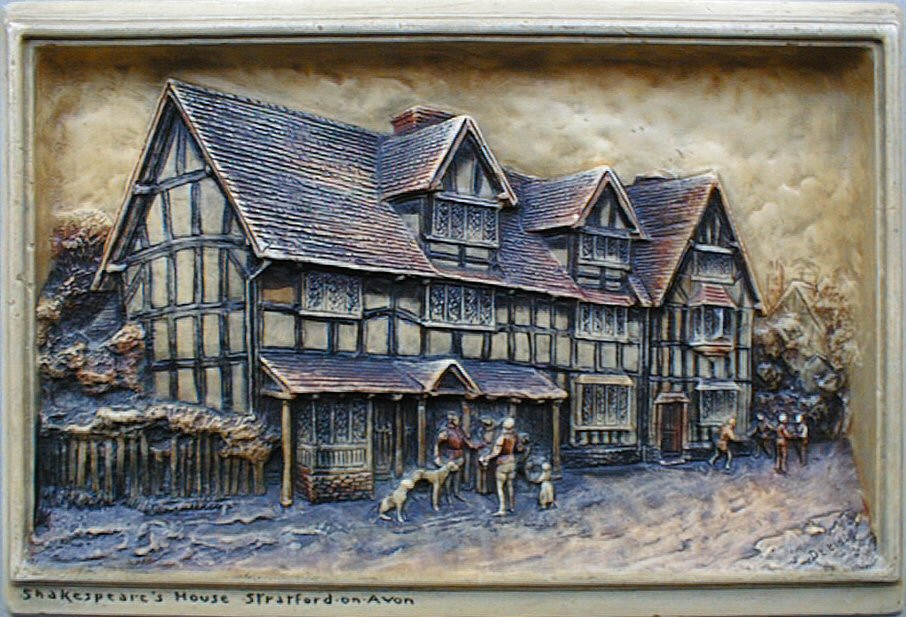 Print - Shakespeares House Stratford on Avon